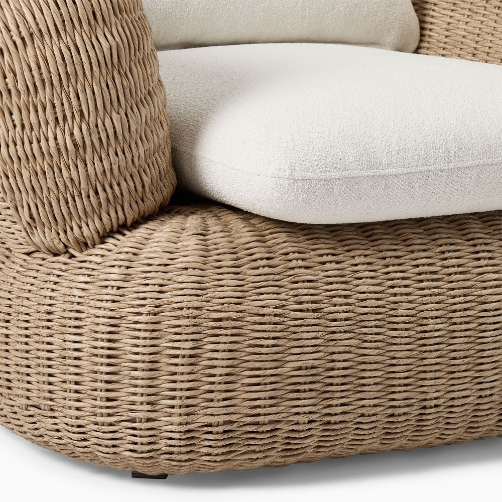 Outdoor wicker shop lounge chair