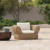Round outdoor store lounge chair