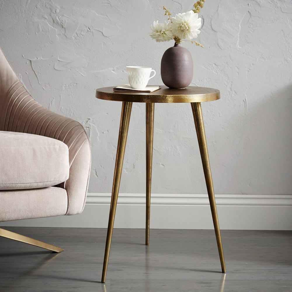 West elm deals white tripod table