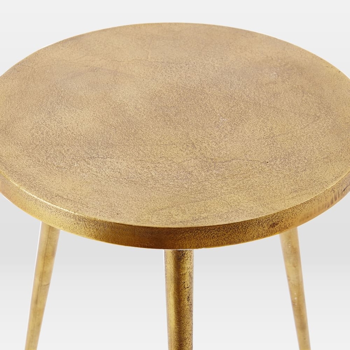 Tripod shop end table
