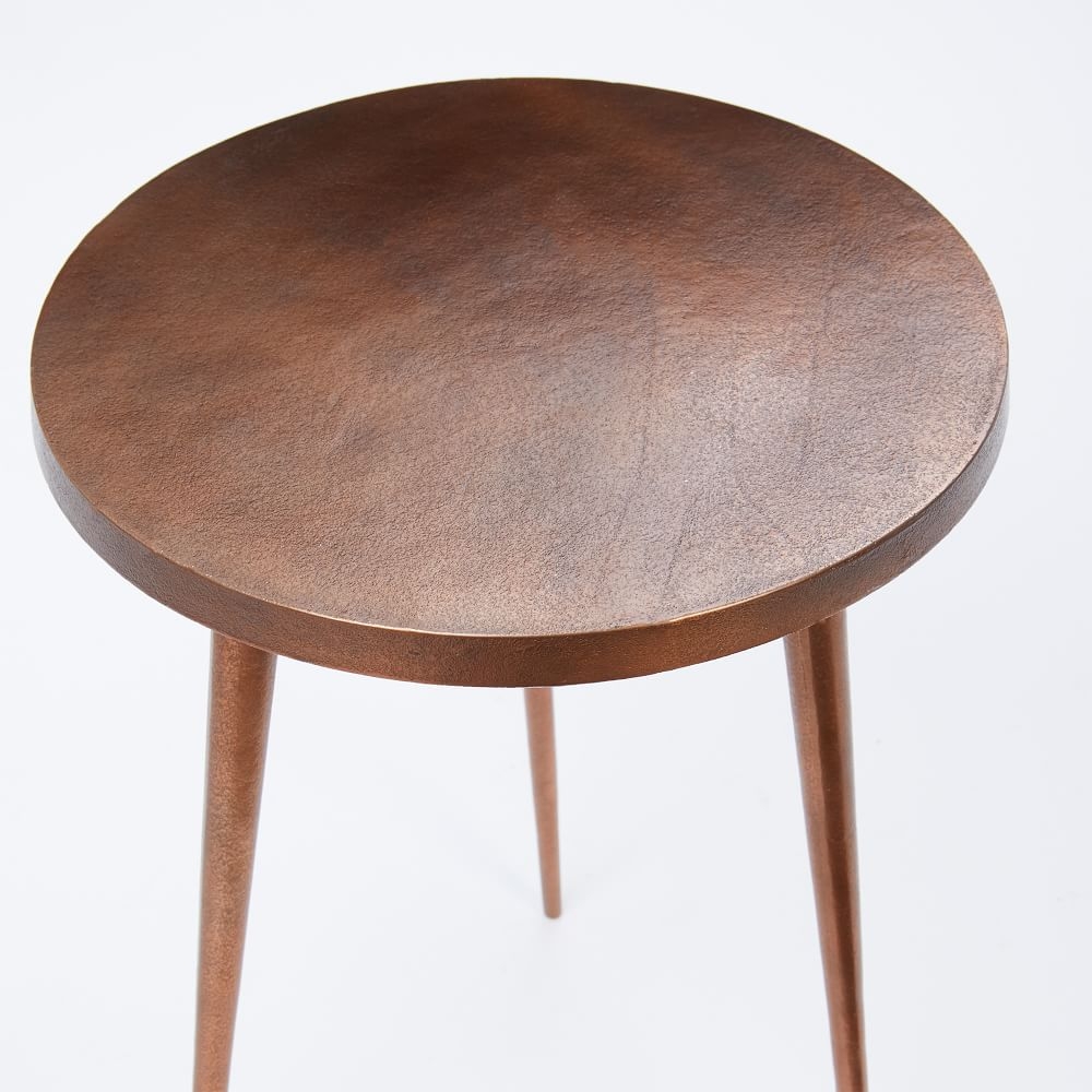 Cast tripod discount side table