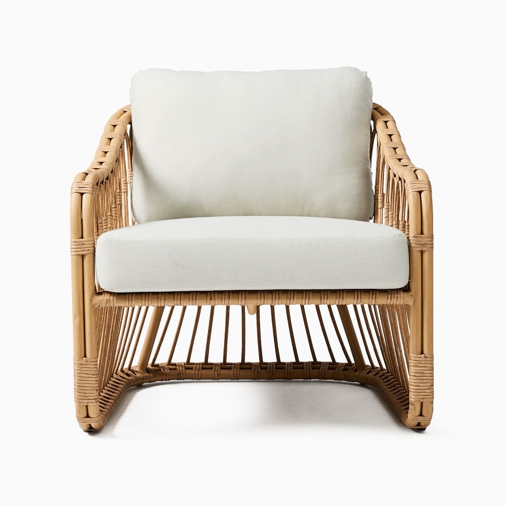 Lounge top rattan chair