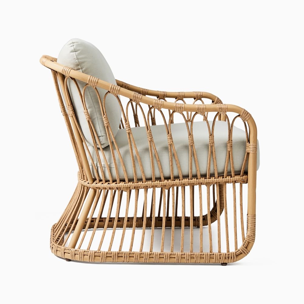Cane top lounger chair