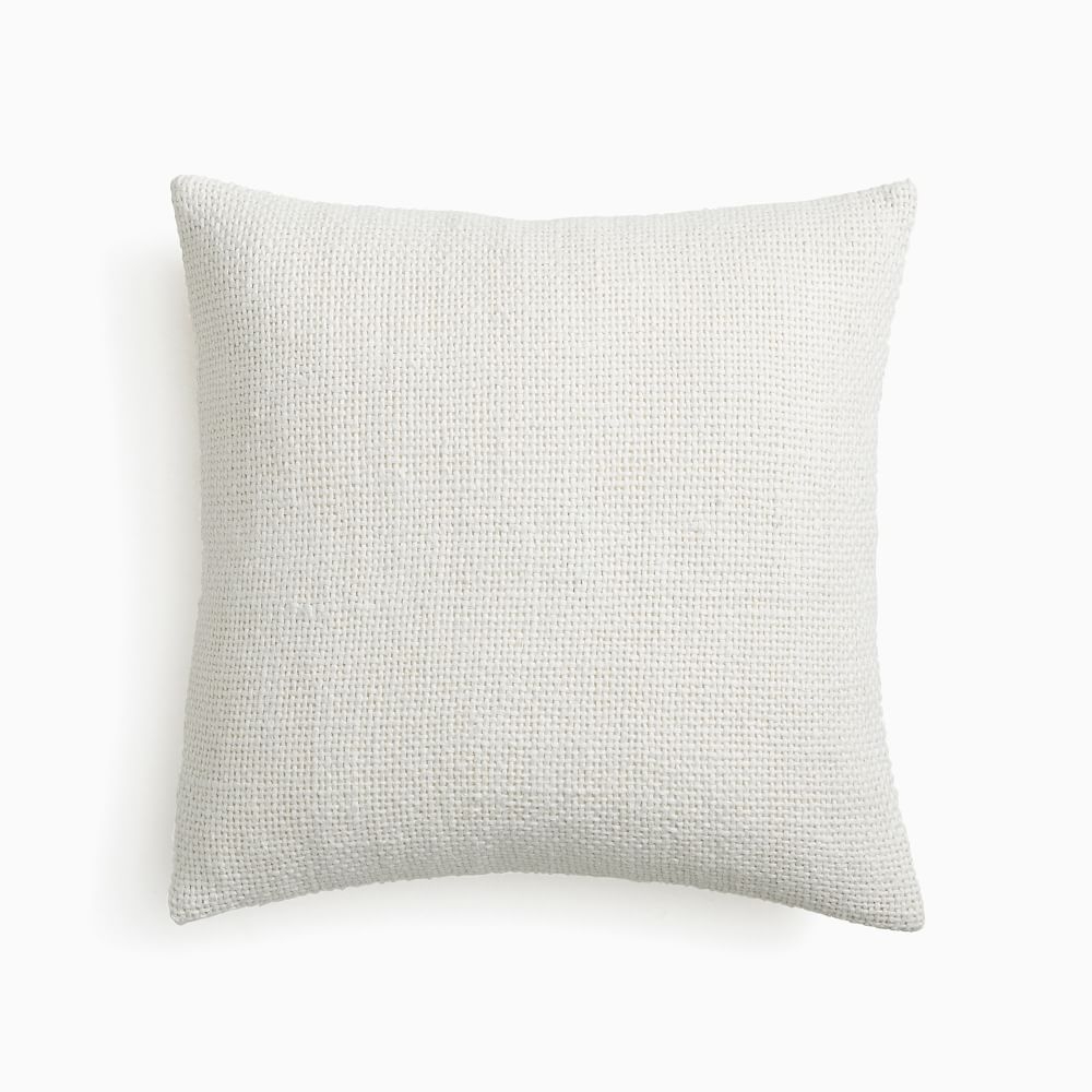 White sale linen pillows