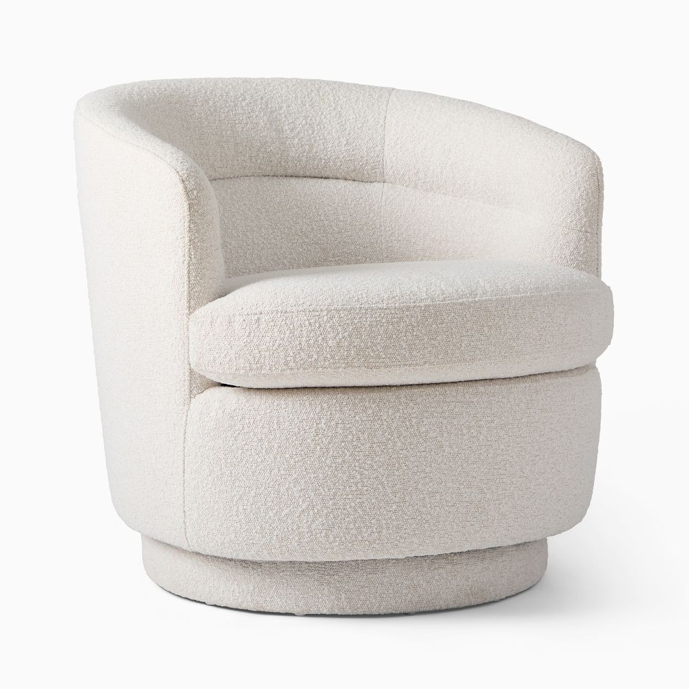 Vivienne swivel top 46 barrel chair