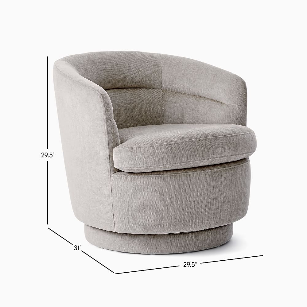 West elm viv chair top
