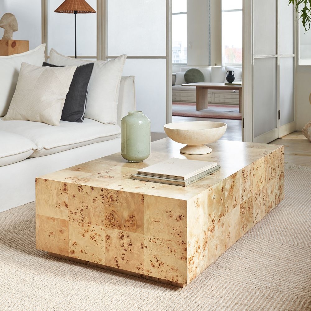 Plinth square coffee hot sale table