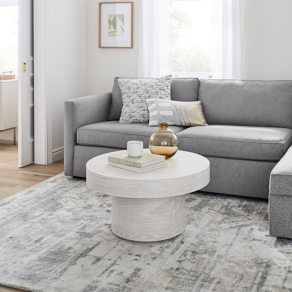 Buy online Volume Round Pedestal Coffee Table Wood now West