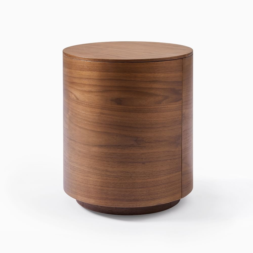 All wood side top table