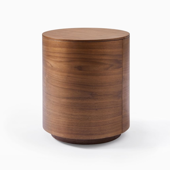 Buy online Volume Side Table Wood now West Elm UAE UAE
