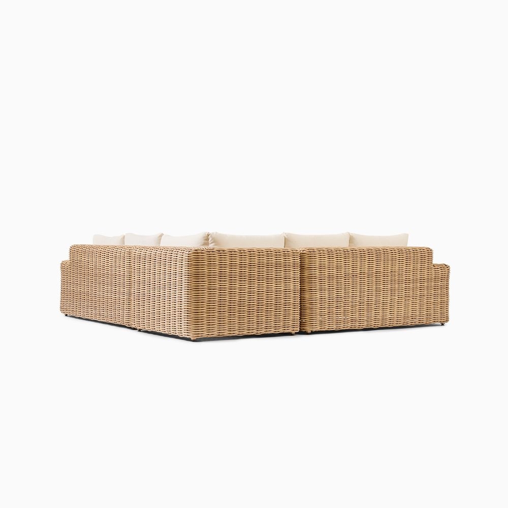 Outdoor outlet l sectional