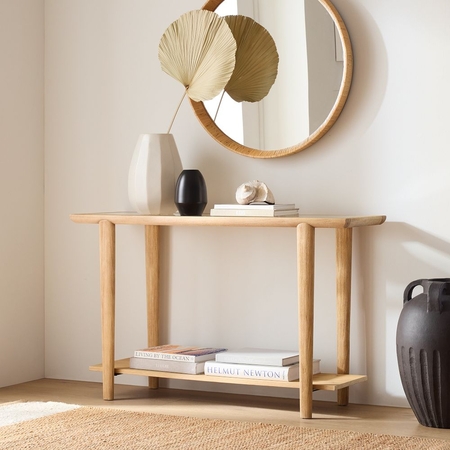 Small space sale console table