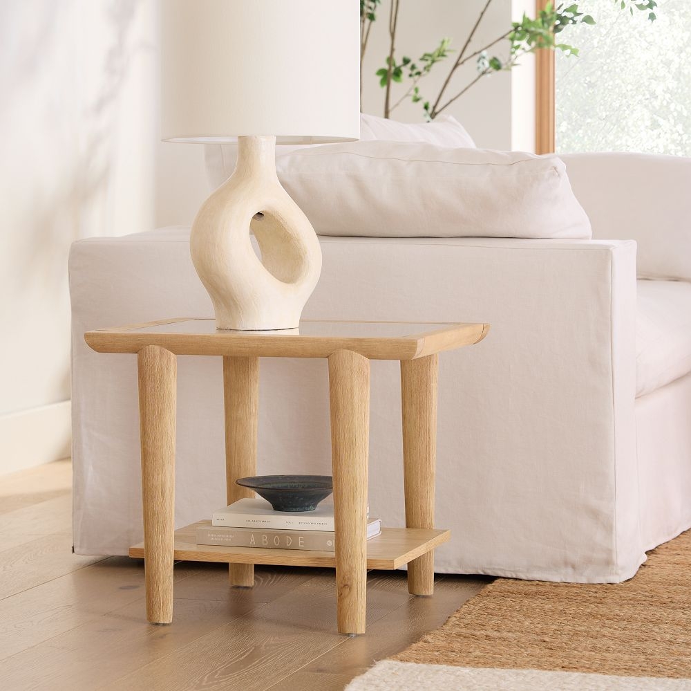Wooden living room side sale table