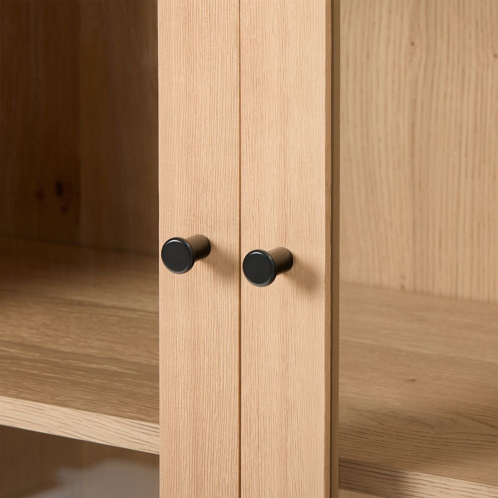 Glass tall deals cabinet