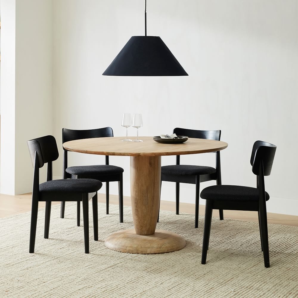 48 round on sale pedestal dining table