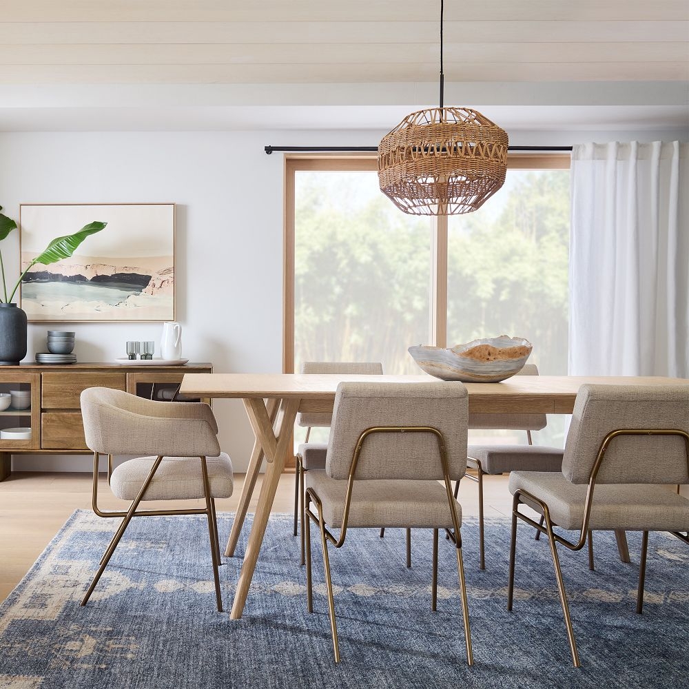 West elm frame 2025 dining table