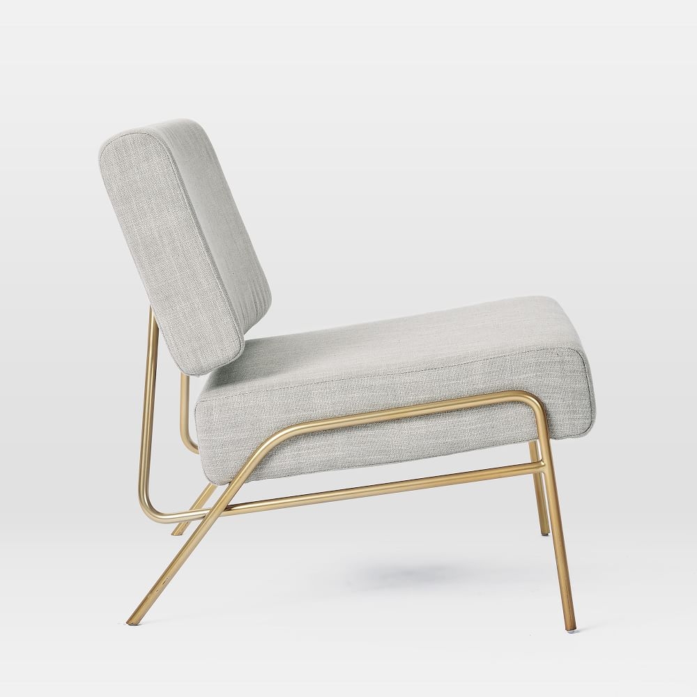 West elm wire frame sales slipper chair