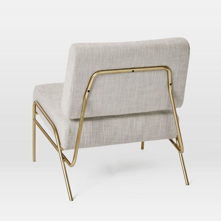 Wire frame slipper clearance chair west elm
