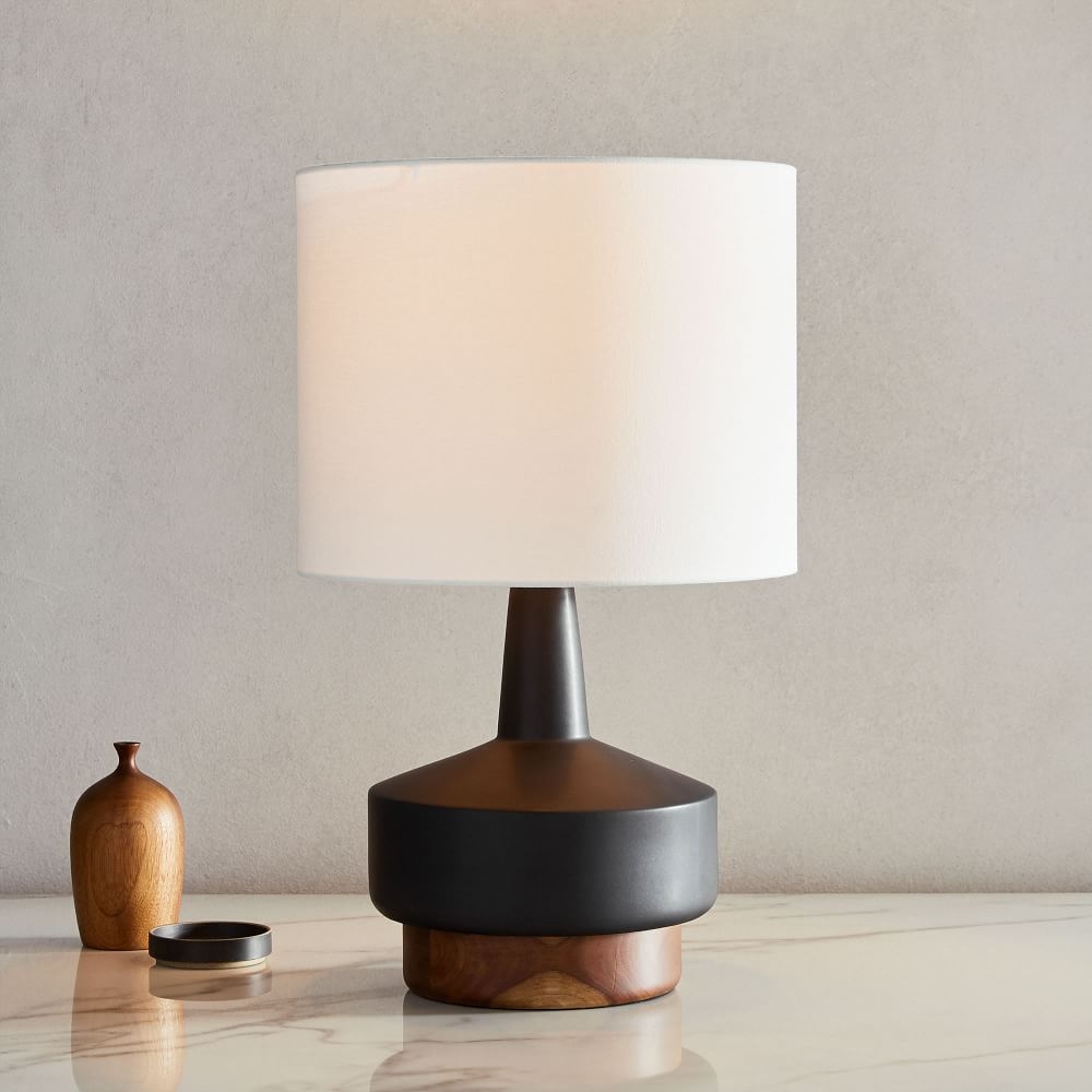 Small wooden table lamp new arrivals