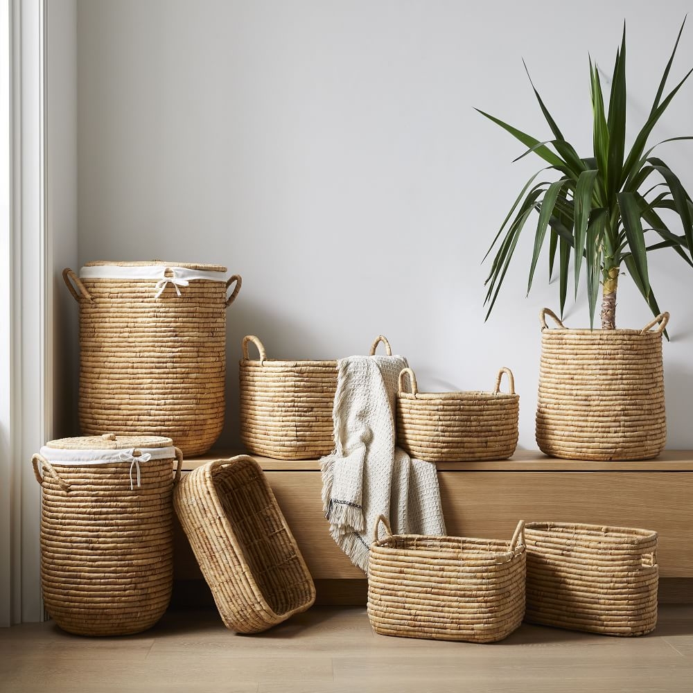 Woven Seagrass Baskets Natural