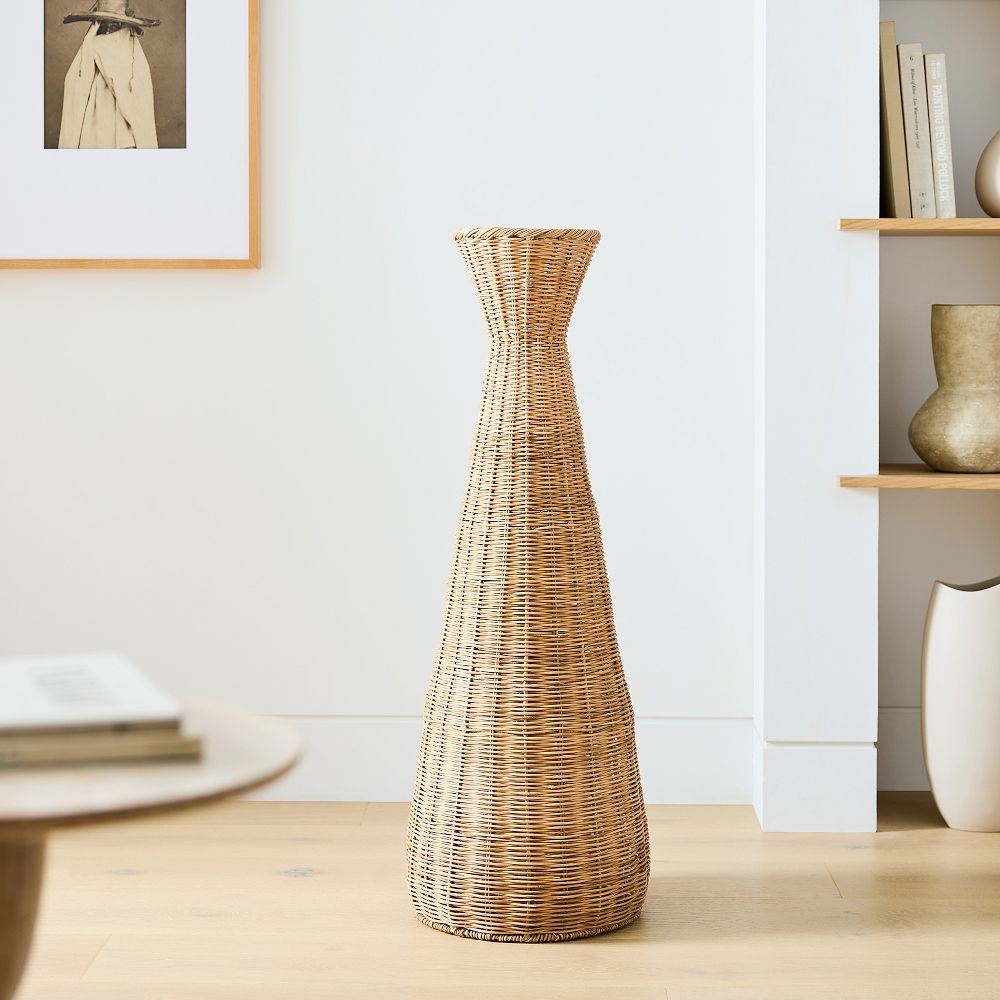 Floor vases with shop flowers