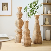 Buy online Woven Wicker Floor Vases now West Elm UAE UAE