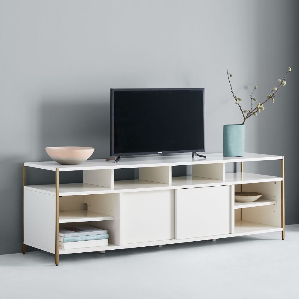 Entertainment sales console white