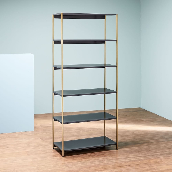 Buy online Zane Wide Bookshelf now West Elm UAE UAE
