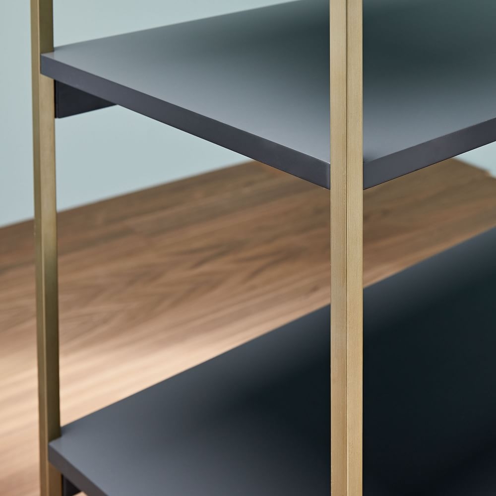 Buy online Zane Wide Bookshelf now West Elm UAE UAE