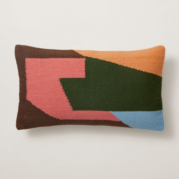 Angled Modern Form Pillow Cover