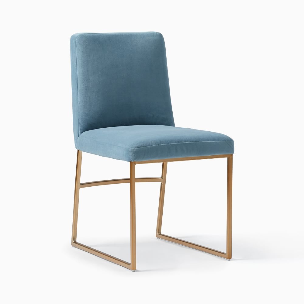 The range top velvet chairs