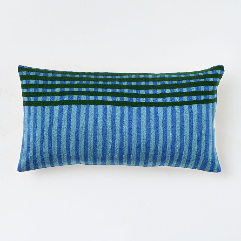 Grid outlet throw pillow