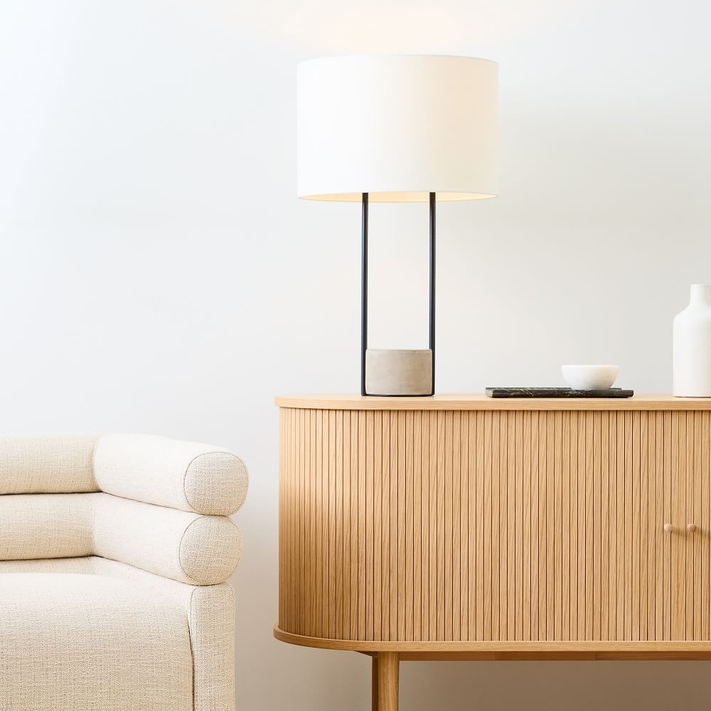 Buy online Industrial Outline Table Lamp now West Elm UAE UAE