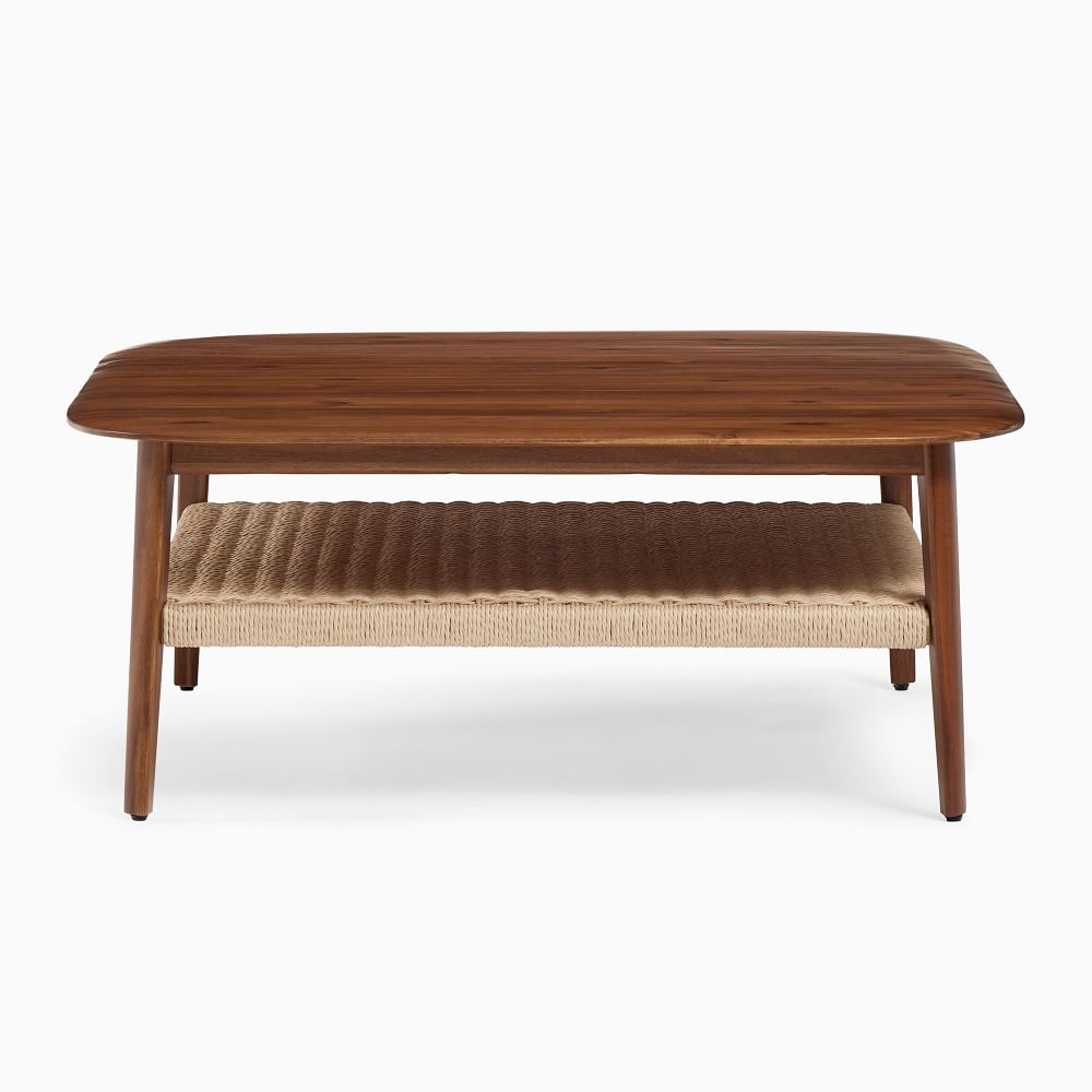 Teak shop side table