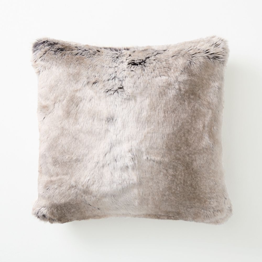 Faux fur ombre pillow hotsell