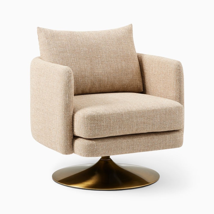 Buy online Auburn Swivel Chair now West Elm UAE UAE