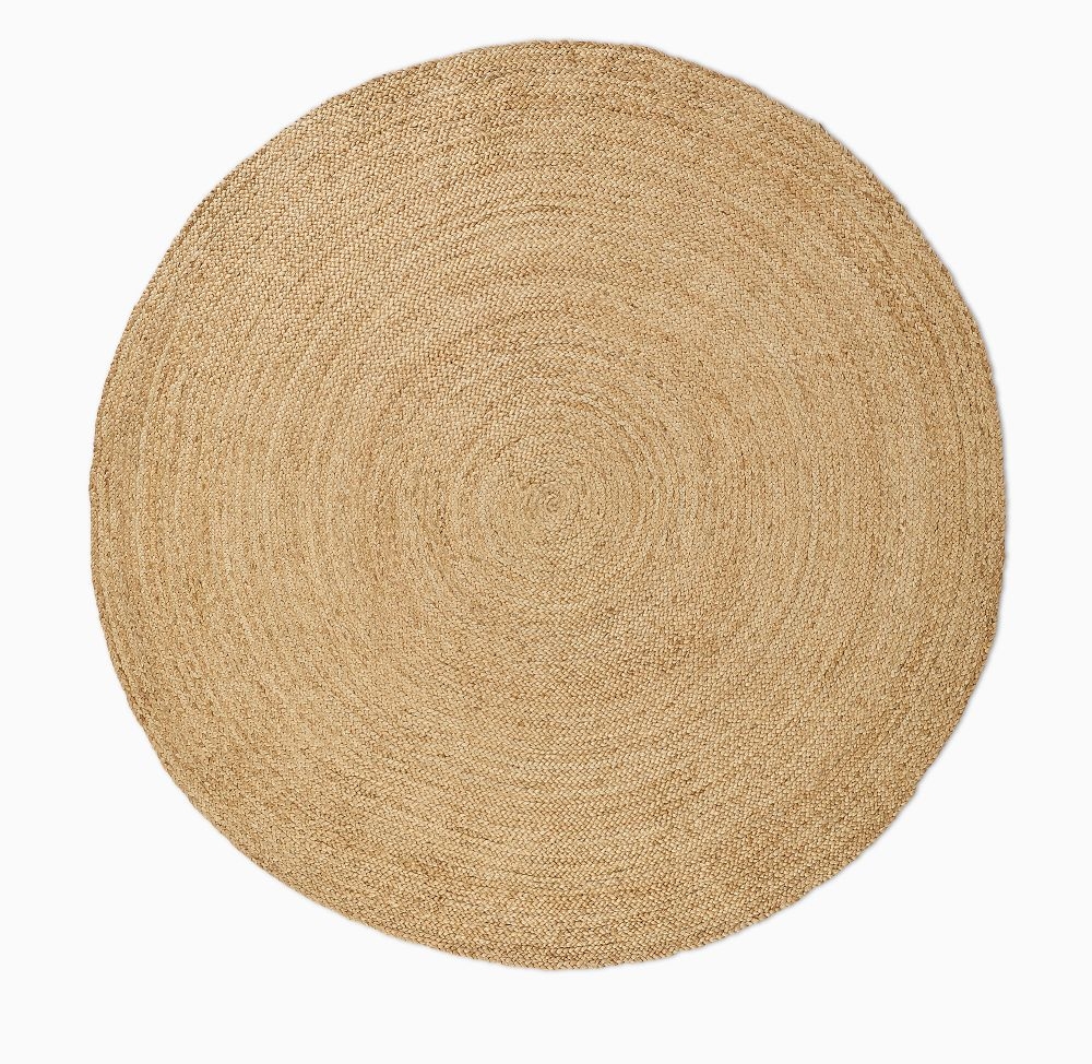 Buy online Chunky Braided Jute Round Rug now