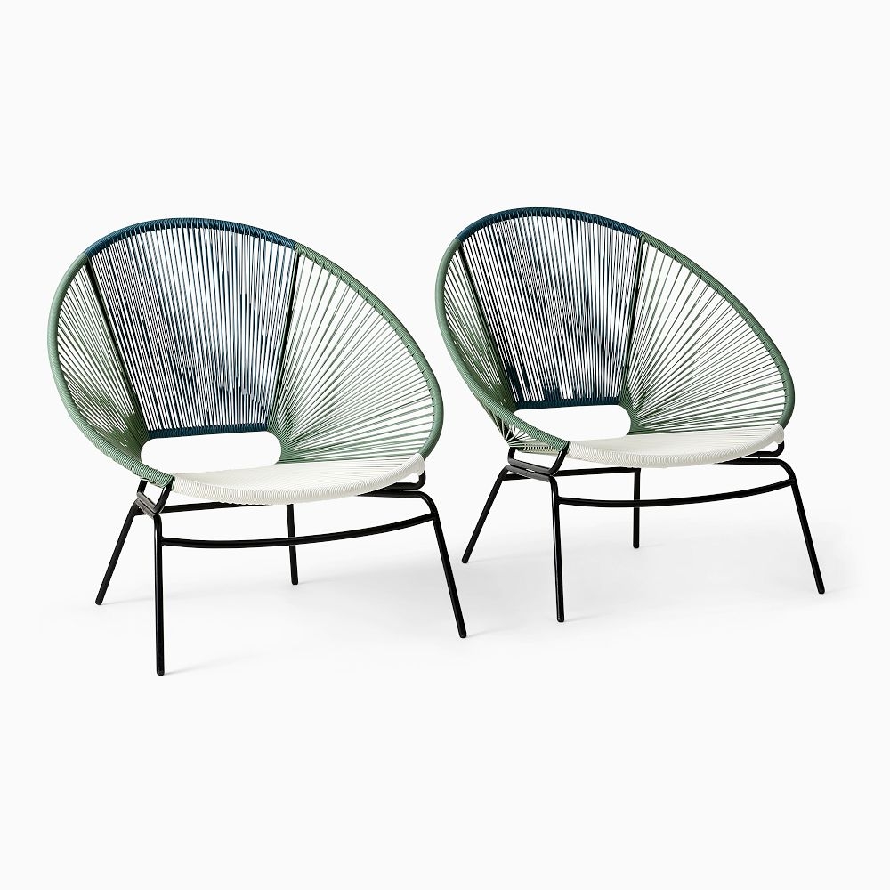 Buy online Mykonos Outdoor Lounge Chair Set of 2 now West Elm