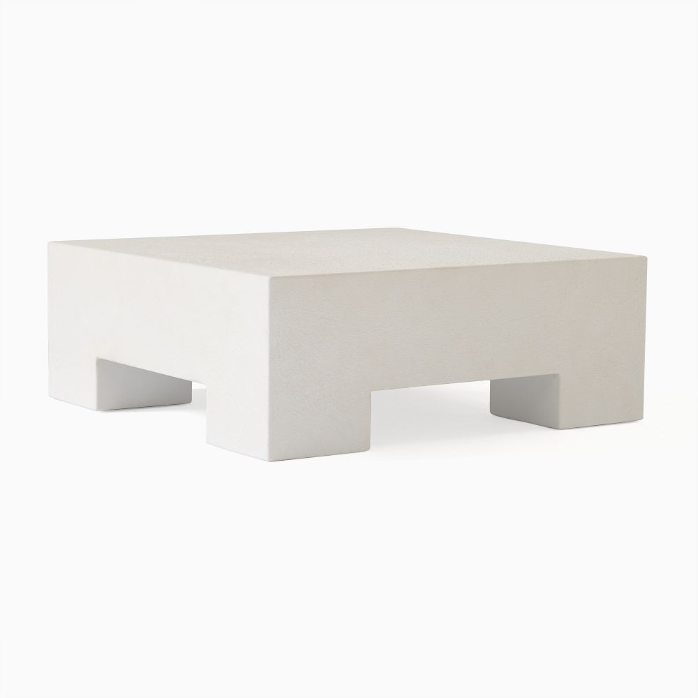 White cube best sale coffee table