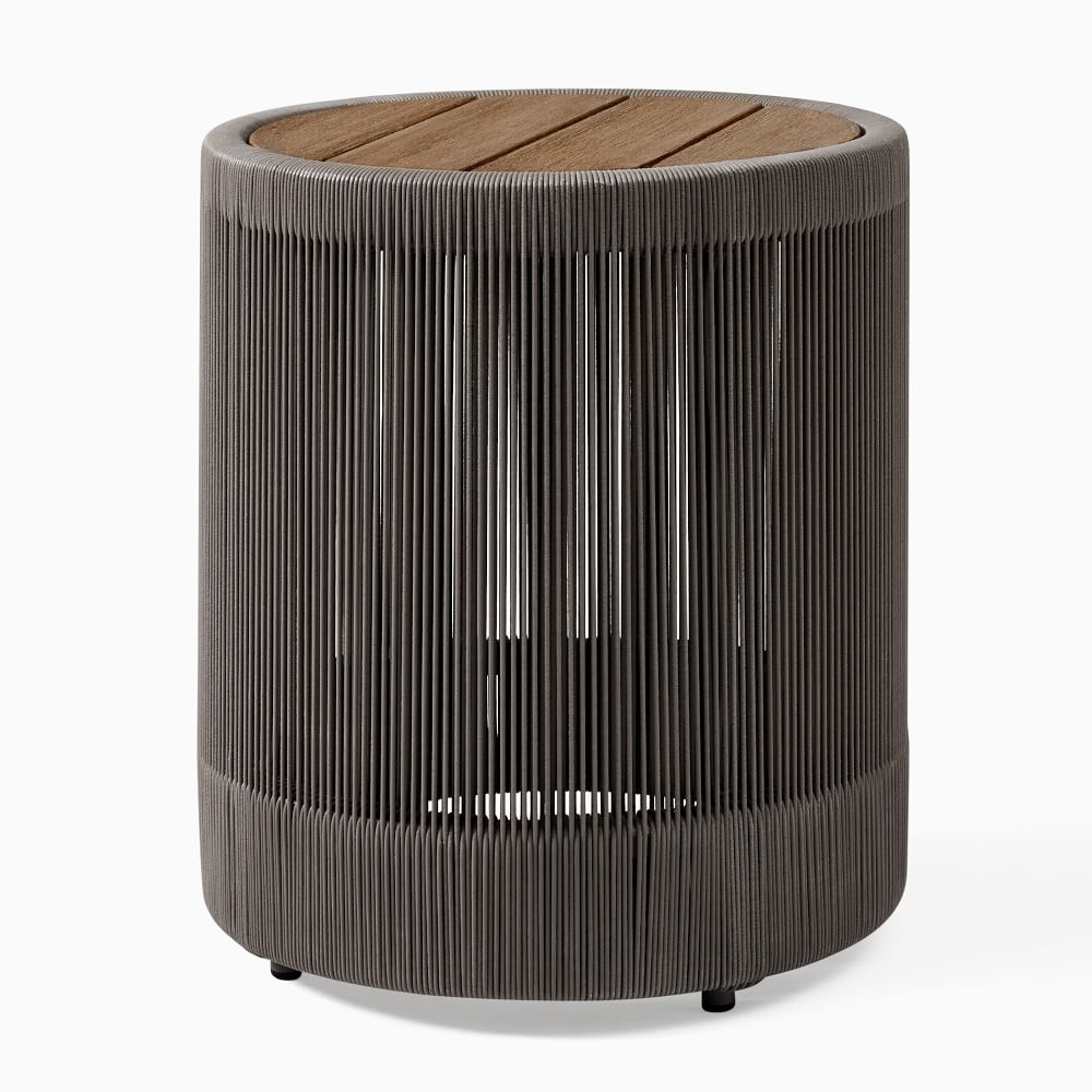 Outdoor round metal clearance side table
