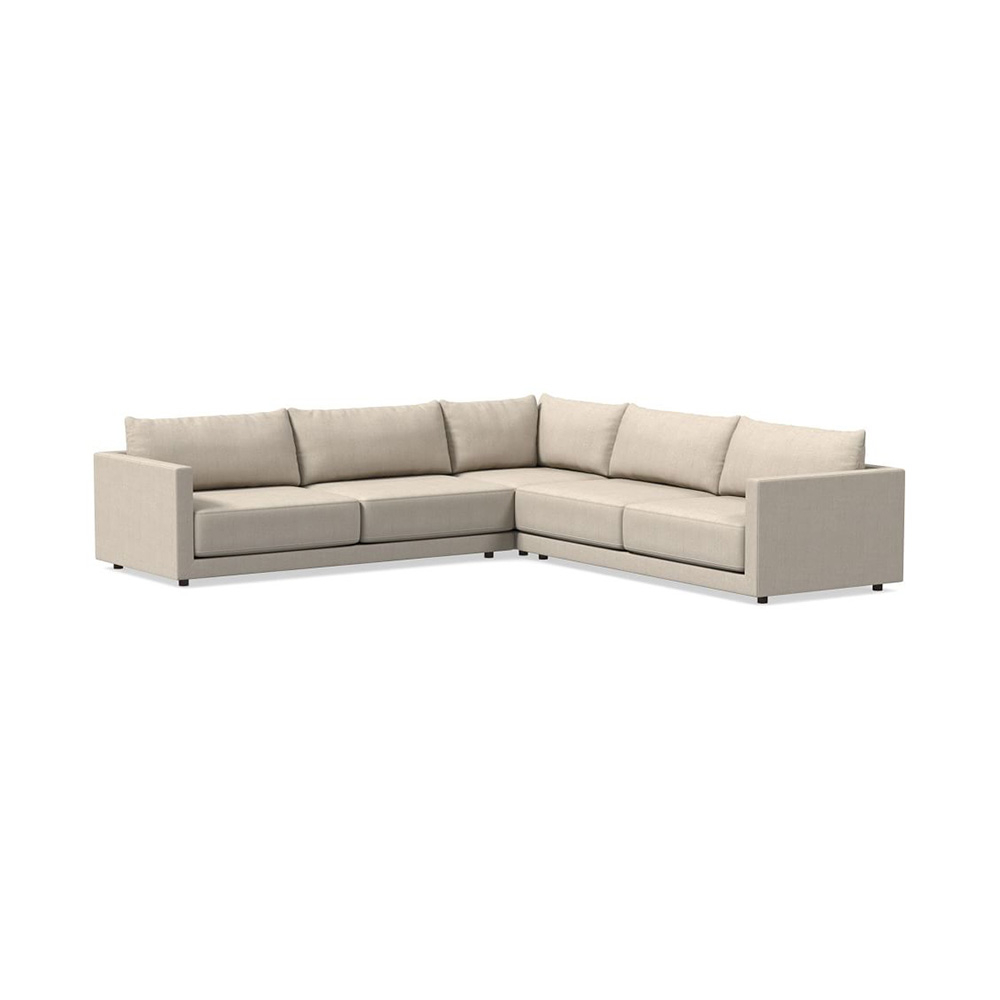 Sectional l outlet shaped couch