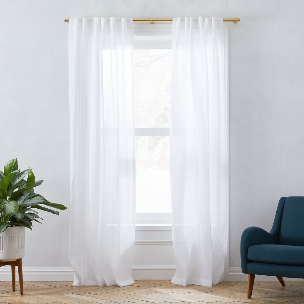 Cotton cheap sheer curtains