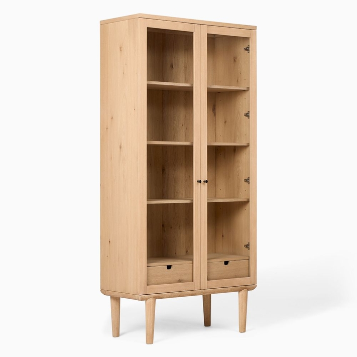 Whitman Tall Glass Cabinet 38