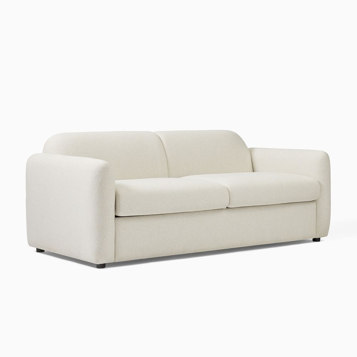 Leather couch shop with storage