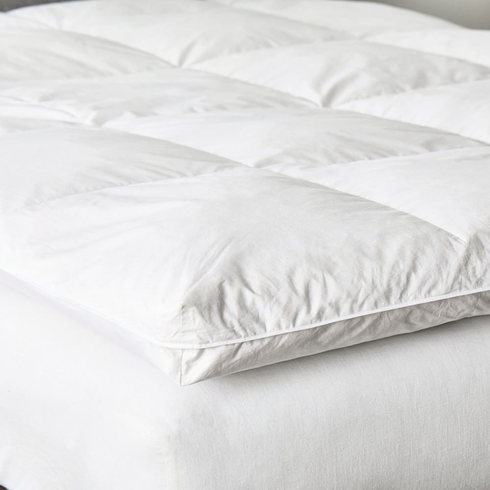 Feather and best sale black mattress