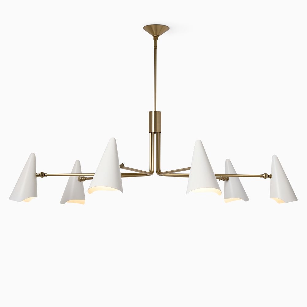 Mid top century chandelier
