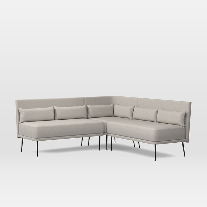 West elm modern banquette deals