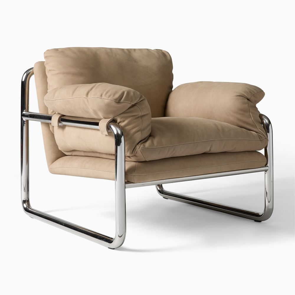 Buy online Desmond Leather Chair now West Elm UAE UAE