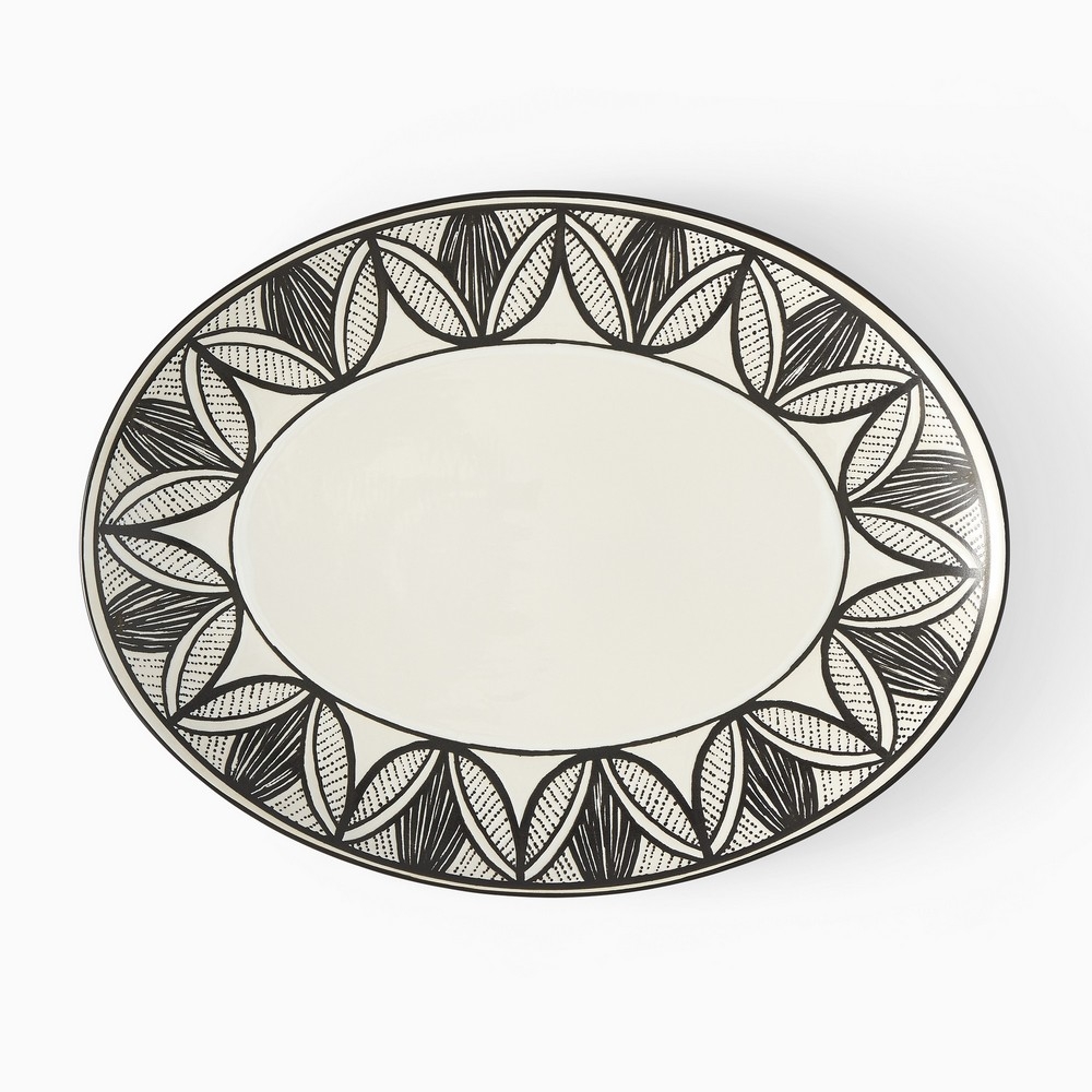Buy online Fez Oval Platter 140cm now West Elm UAE UAE