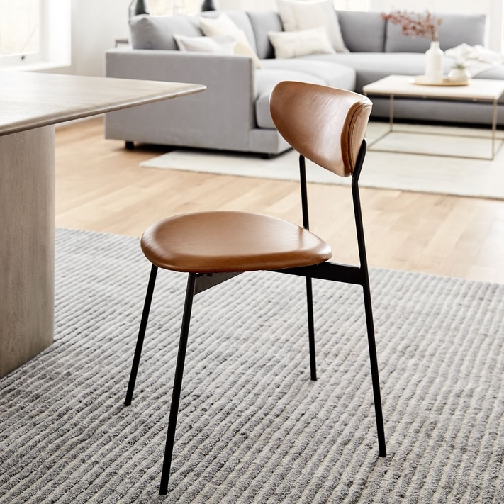West elm petal dining clearance chair